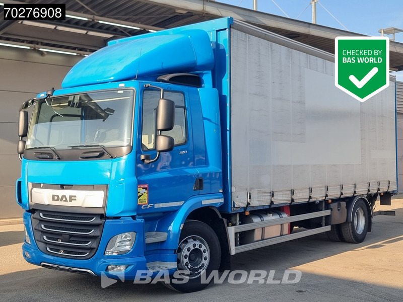 DAF CF 320 4X2 19tonner Automatic 2.500kg Tailgate ACC Euro 6 - Тентованный грузовик: фото 1 DAF CF 320 4X2 19tonner Automatic 2.500kg Tailgate ACC Euro 6 - Тентованный грузовик: фото 1