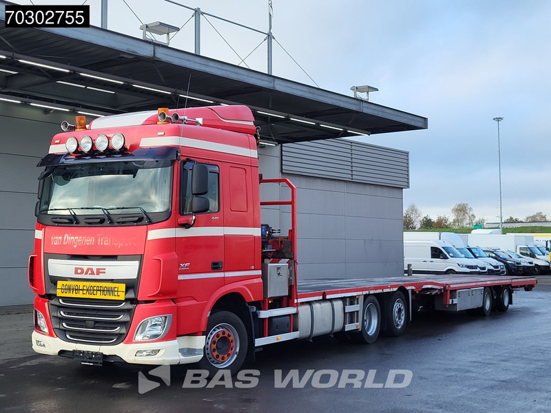 DAF XF 440 XF 6X2 NL-Truck Transporter APK HMF 900-K2 crane Winch Lift-Lenkachse Euro 6 - Грузовик бортовой/ Платформа, Автоманипулятор: фото 5 DAF XF 440 XF 6X2 NL-Truck Transporter APK HMF 900-K2 crane Winch Lift-Lenkachse Euro 6 - Грузовик бортовой/ Платформа, Автоманипулятор: фото 5
