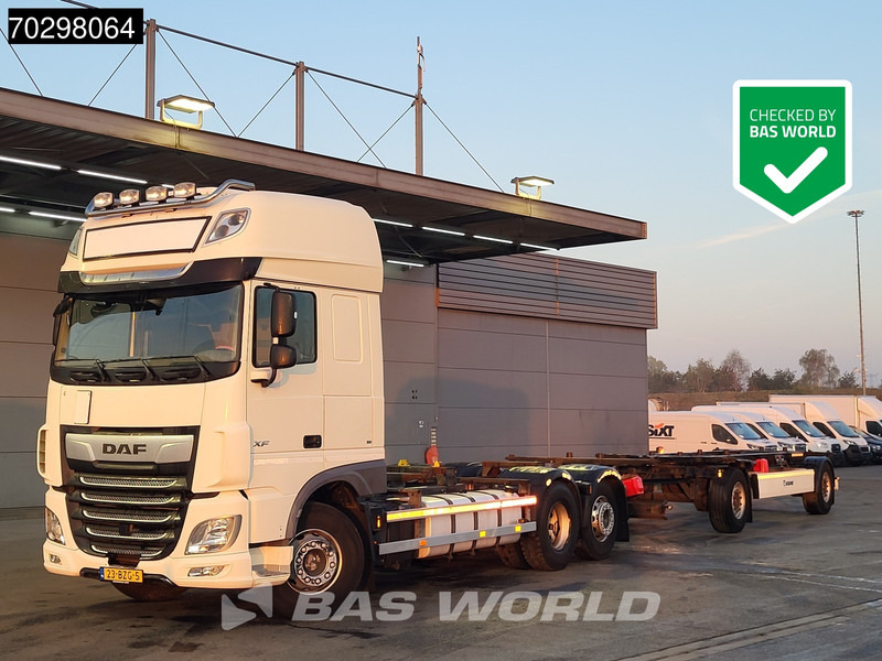 DAF XF 450 XF 6X2 NL-Truck Combi Retarder 2xTanks Lift-axle Standairco ACC Euro 6 - Грузовик-контейнеровоз/ Сменный кузов: фото 1 DAF XF 450 XF 6X2 NL-Truck Combi Retarder 2xTanks Lift-axle Standairco ACC Euro 6 - Грузовик-контейнеровоз/ Сменный кузов: фото 1