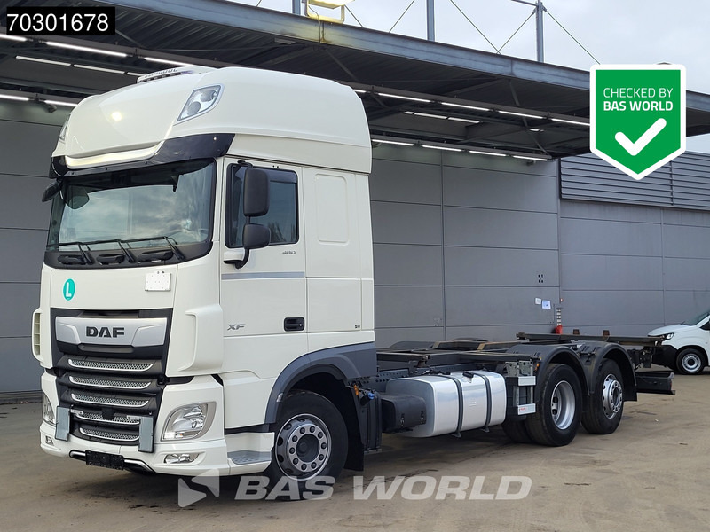 DAF XF 480 6X2 FAN Retarder Lift+Steering Axle Full Air Euro 6 - Грузовик-контейнеровоз/ Сменный кузов: фото 1 DAF XF 480 6X2 FAN Retarder Lift+Steering Axle Full Air Euro 6 - Грузовик-контейнеровоз/ Сменный кузов: фото 1