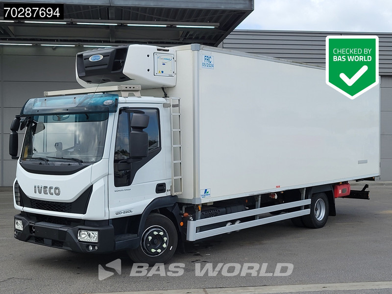 Iveco Eurocargo 120LE220 4X2 12tonner Carrier Supra 750 cooler Meat hang Manual Euro 6 - Рефрижератор: фото 1 Iveco Eurocargo 120LE220 4X2 12tonner Carrier Supra 750 cooler Meat hang Manual Euro 6 - Рефрижератор: фото 1