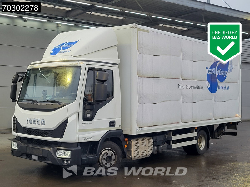 Iveco Eurocargo 80E190 4X2 8tonner Manual 1500kg Tailgate Euro 6 - Грузовик с закрытым кузовом: фото 1 Iveco Eurocargo 80E190 4X2 8tonner Manual 1500kg Tailgate Euro 6 - Грузовик с закрытым кузовом: фото 1