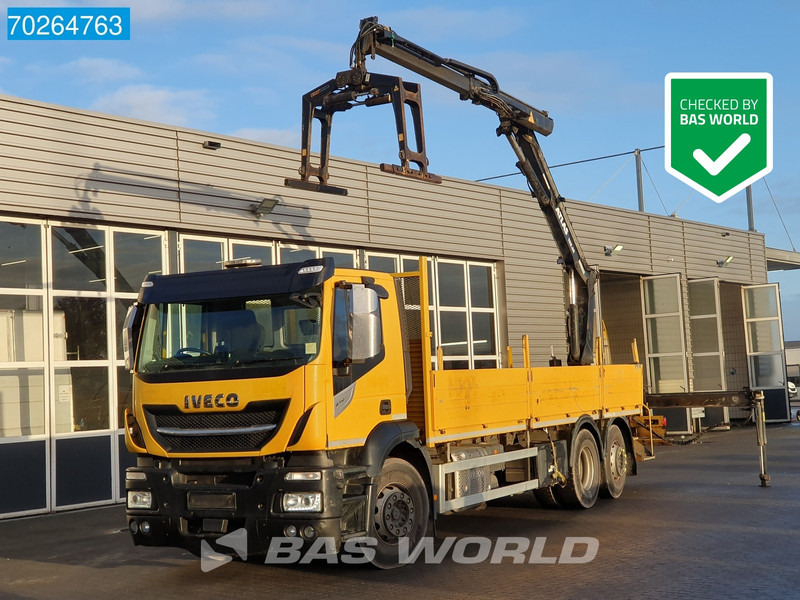 Iveco Stralis 310 6X2 RHD! Atlas 135.2VE-A11 Crane Lift-Lenkachse ACC Euro 6 - Грузовик бортовой/ Платформа, Автоманипулятор: фото 1 Iveco Stralis 310 6X2 RHD! Atlas 135.2VE-A11 Crane Lift-Lenkachse ACC Euro 6 - Грузовик бортовой/ Платформа, Автоманипулятор: фото 1