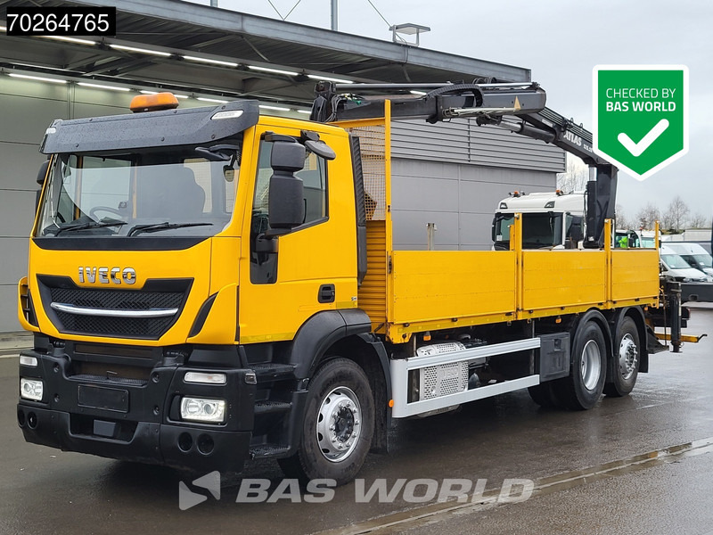 Iveco Stralis 310 6X2 RHD! Lift+Lenkachse Atlas 135.2VE-A11 Kran Crane Euro 6 - Грузовик бортовой/ Платформа, Автоманипулятор: фото 1 Iveco Stralis 310 6X2 RHD! Lift+Lenkachse Atlas 135.2VE-A11 Kran Crane Euro 6 - Грузовик бортовой/ Платформа, Автоманипулятор: фото 1