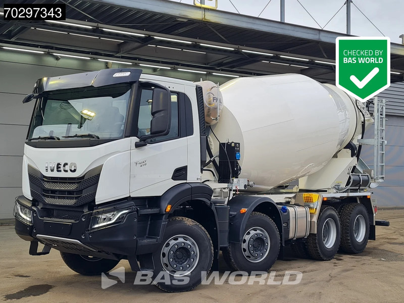 Iveco T-WAY 410 8X4 NEW! 10M3 FML Mixer Full Steel Suspension Automatic Euro 6 - Автобетоносмеситель: фото 1 Iveco T-WAY 410 8X4 NEW! 10M3 FML Mixer Full Steel Suspension Automatic Euro 6 - Автобетоносмеситель: фото 1
