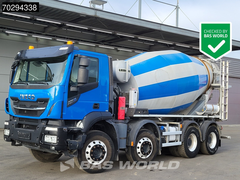 Iveco X-Way 400 X-Way 8X4 Liebherr 9m3 Big-Axle Steelsuspension Euro 6 - Автобетоносмеситель: фото 1 Iveco X-Way 400 X-Way 8X4 Liebherr 9m3 Big-Axle Steelsuspension Euro 6 - Автобетоносмеситель: фото 1