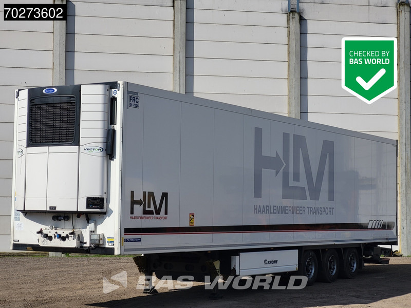 Krone Carrier Vector 1550 Tailgate TUV 11/25 Liftachse Bloemenbreed - Полуприцеп-рефрижератор: фото 1 Krone Carrier Vector 1550 Tailgate TUV 11/25 Liftachse Bloemenbreed - Полуприцеп-рефрижератор: фото 1