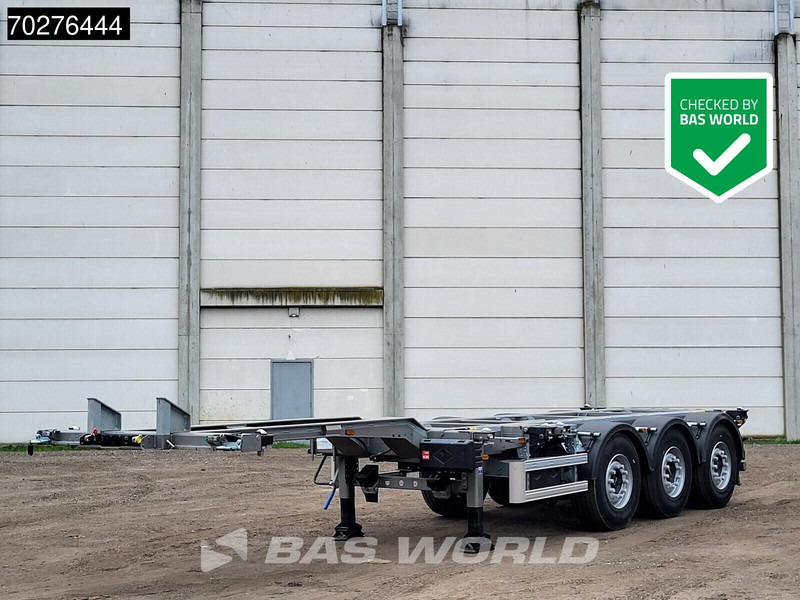 Lecitrailer SR3EC 3 axles UNUSED Liftachse Multi'45 - Полуприцеп-контейнеровоз/ Сменный кузов: фото 1 Lecitrailer SR3EC 3 axles UNUSED Liftachse Multi'45 - Полуприцеп-контейнеровоз/ Сменный кузов: фото 1