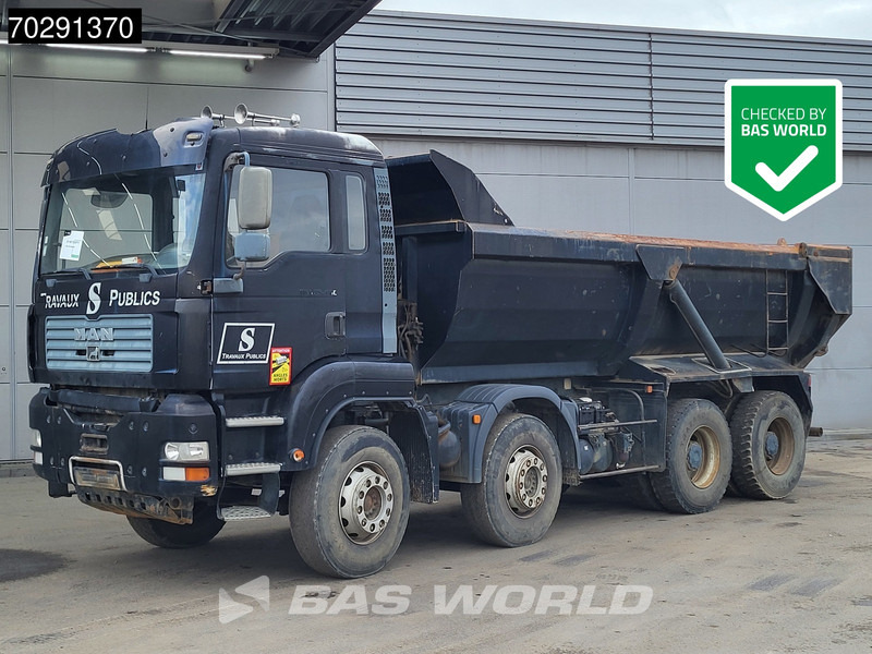 MAN TGA 35.480 8X4 BROKEN ENGINE 16m3 tipper Steel suspension Manual Retarder Euro 2 - Самосвал: фото 1 MAN TGA 35.480 8X4 BROKEN ENGINE 16m3 tipper Steel suspension Manual Retarder Euro 2 - Самосвал: фото 1