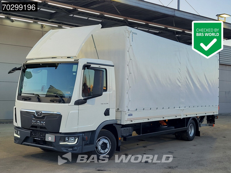 MAN TGL 12.250 4X2 LIKE NEW! 12tonner Curtainsider 1500kg Ladebordwand Euro 6 - Тентованный грузовик: фото 1 MAN TGL 12.250 4X2 LIKE NEW! 12tonner Curtainsider 1500kg Ladebordwand Euro 6 - Тентованный грузовик: фото 1