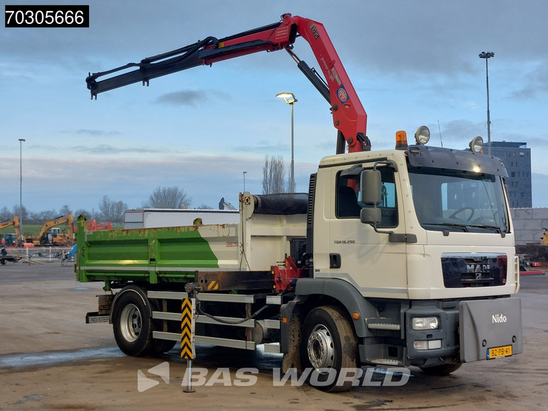 MAN TGM 18.290 4X2 HMF1035-K2 Crane Kran 6m3 3-side tipper Automatic Euro 5 - Самосвал, Автоманипулятор: фото 3 MAN TGM 18.290 4X2 HMF1035-K2 Crane Kran 6m3 3-side tipper Automatic Euro 5 - Самосвал, Автоманипулятор: фото 3