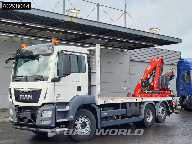 Грузовик бортовой/ Платформа, Автоманипулятор MAN TGS 26.360 6X2 Fassi F135A.0.22 Lift-Axle Euro 6: фото 8