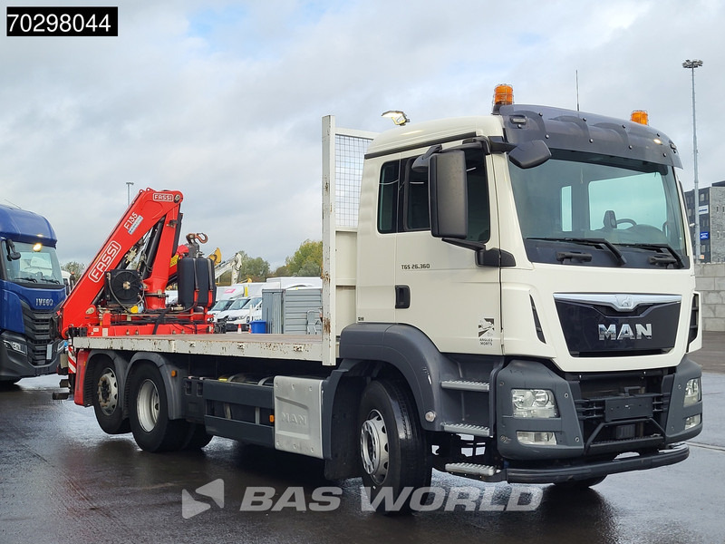 Грузовик бортовой/ Платформа, Автоманипулятор MAN TGS 26.360 6X2 Fassi F135A.0.22 Lift-Axle Euro 6: фото 10