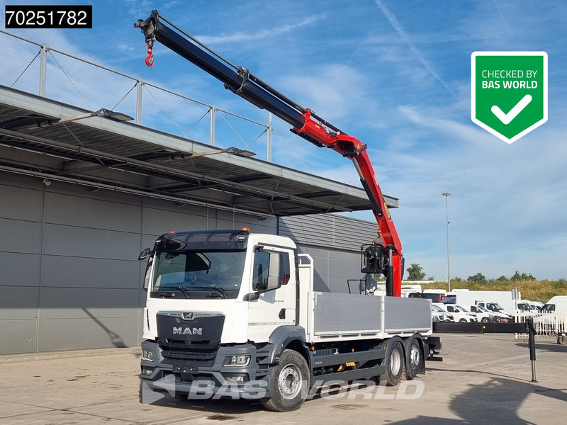 MAN TGS 26.440 6X2 NEW NL-Truck Palfinger PK 20.501 L TEC3 Kran Crane Baustoff Euro 6 - Грузовик бортовой/ Платформа, Автоманипулятор: фото 1 MAN TGS 26.440 6X2 NEW NL-Truck Palfinger PK 20.501 L TEC3 Kran Crane Baustoff Euro 6 - Грузовик бортовой/ Платформа, Автоманипулятор: фото 1