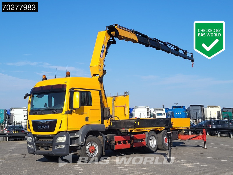 MAN TGS 26.480 6X4 HMF 5020-K6 Crane Kran Hydrodrive Lift+Lenkachse Euro 6 - Грузовик бортовой/ Платформа, Автоманипулятор: фото 1 MAN TGS 26.480 6X4 HMF 5020-K6 Crane Kran Hydrodrive Lift+Lenkachse Euro 6 - Грузовик бортовой/ Платформа, Автоманипулятор: фото 1