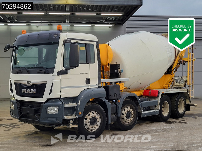 MAN TGS 32.420 8X4 9m3 Stetter Mixer Steel Suspension Automatic Euro 6 - Автобетоносмеситель: фото 1 MAN TGS 32.420 8X4 9m3 Stetter Mixer Steel Suspension Automatic Euro 6 - Автобетоносмеситель: фото 1