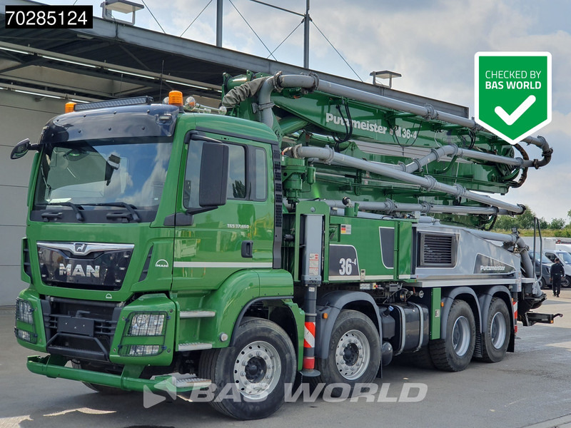 MAN TGS 37.460 8X4 Putzmeister M36-4 Pump Manual Big-Axle Steelsuspension Navi Euro 6 - Автобетононасос: фото 1 MAN TGS 37.460 8X4 Putzmeister M36-4 Pump Manual Big-Axle Steelsuspension Navi Euro 6 - Автобетононасос: фото 1