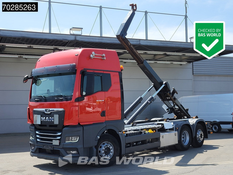 MAN TGX 26.470 TGX 6X2 21 Tonnes VDL hooklift Retarder Lift+Lenkachse ACC Navi Euro 6 - Крюковой мультилифт: фото 1 MAN TGX 26.470 TGX 6X2 21 Tonnes VDL hooklift Retarder Lift+Lenkachse ACC Navi Euro 6 - Крюковой мультилифт: фото 1