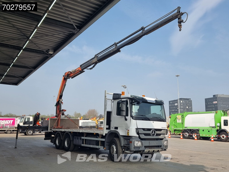Mercedes-Benz Actros 2641 6X4 Palfinger PK18002-EH Remote Full Steel Euro 5 - Грузовик бортовой/ Платформа, Автоманипулятор: фото 3 Mercedes-Benz Actros 2641 6X4 Palfinger PK18002-EH Remote Full Steel Euro 5 - Грузовик бортовой/ Платформа, Автоманипулятор: фото 3