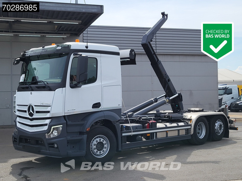 Mercedes-Benz Actros 2745 6X2 NEW! Meiller RS21-70 Abrollkipper Lift-Lenkasche Retarder PPC Navi Automatic - Крюковой мультилифт: фото 1 Mercedes-Benz Actros 2745 6X2 NEW! Meiller RS21-70 Abrollkipper Lift-Lenkasche Retarder PPC Navi Automatic - Крюковой мультилифт: фото 1