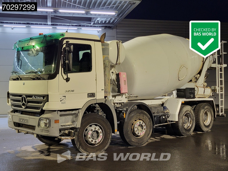 Mercedes-Benz Actros 3236 8X4 9m3 mixer Automatic Steelsuspension Euro 3 - Автобетоносмеситель: фото 1 Mercedes-Benz Actros 3236 8X4 9m3 mixer Automatic Steelsuspension Euro 3 - Автобетоносмеситель: фото 1