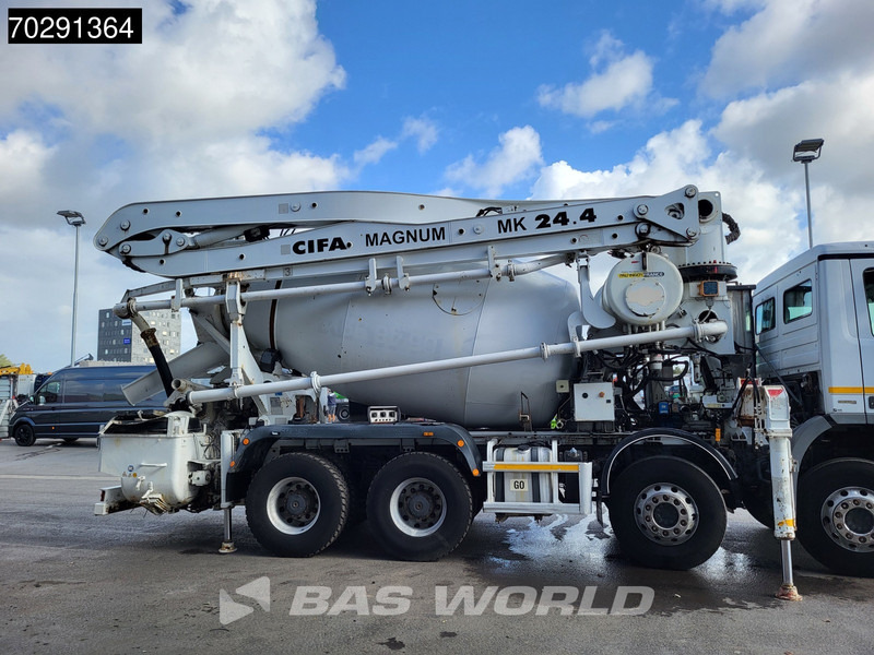 Mercedes-Benz Actros 3241 8X4 Cifa MK24.4Z Pompe+Mixer Retarder 3-Pedals Steelsuspension Big-Axle Euro 5 в лизинг Mercedes-Benz Actros 3241 8X4 Cifa MK24.4Z Pompe+Mixer Retarder 3-Pedals Steelsuspension Big-Axle Euro 5: фото 18