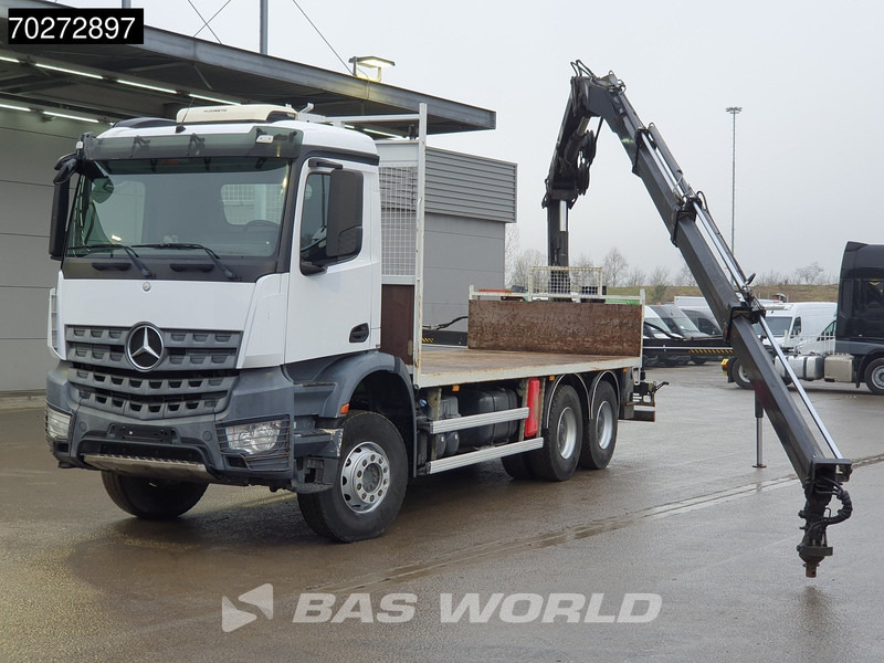 Mercedes-Benz Arocs 2636 6X4 Hiab 144 E-3 Hipro Kran Crane Remote Full Steel Euro 6 - Грузовик бортовой/ Платформа, Автоманипулятор: фото 3 Mercedes-Benz Arocs 2636 6X4 Hiab 144 E-3 Hipro Kran Crane Remote Full Steel Euro 6 - Грузовик бортовой/ Платформа, Автоманипулятор: фото 3
