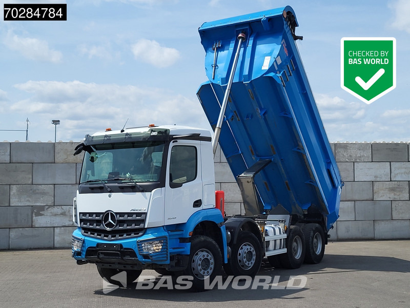 Mercedes-Benz Arocs 3243 8X4 16m3 tipper Big-Axle Steelsuspension Automatic Navi Euro 6 - Самосвал: фото 1 Mercedes-Benz Arocs 3243 8X4 16m3 tipper Big-Axle Steelsuspension Automatic Navi Euro 6 - Самосвал: фото 1