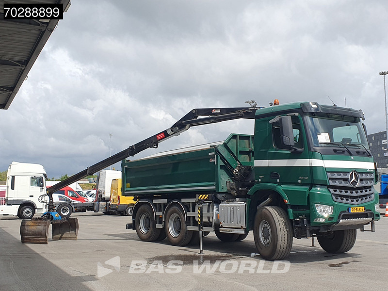 Mercedes-Benz Arocs 3342 Arocs 6X6 NL-Truck HMF 1643 Z-Crane Kran Steering Axle Big-Axle Euro 6 - Самосвал, Автоманипулятор: фото 5 Mercedes-Benz Arocs 3342 Arocs 6X6 NL-Truck HMF 1643 Z-Crane Kran Steering Axle Big-Axle Euro 6 - Самосвал, Автоманипулятор: фото 5