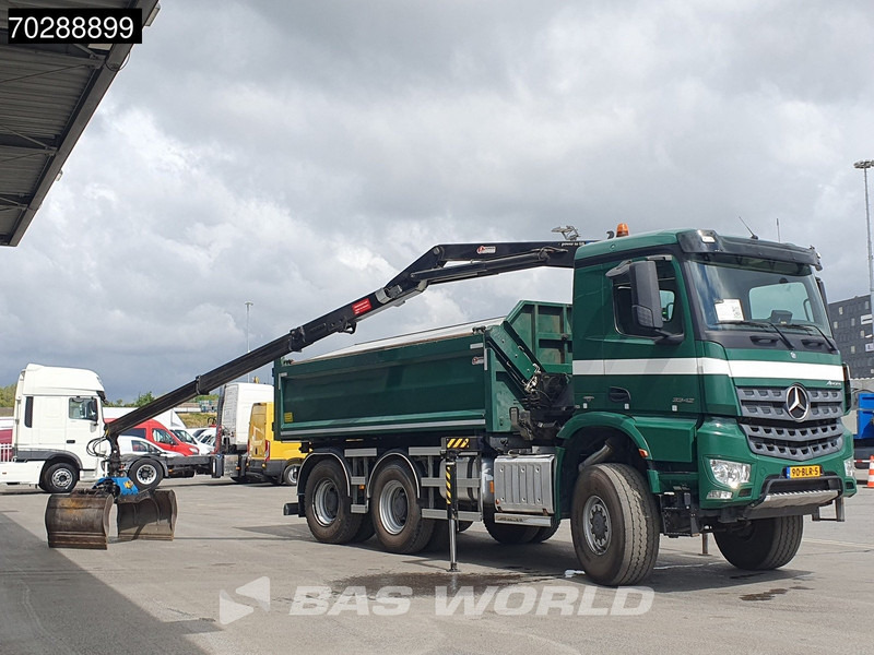 Mercedes-Benz Arocs 3342 Arocs 6X6 NL-Truck HMF 1643 Z-Crane Kran Steering Axle Big-Axle Euro 6 - Самосвал, Автоманипулятор: фото 5 Mercedes-Benz Arocs 3342 Arocs 6X6 NL-Truck HMF 1643 Z-Crane Kran Steering Axle Big-Axle Euro 6 - Самосвал, Автоманипулятор: фото 5