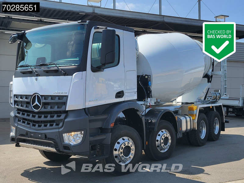Mercedes-Benz Arocs 3743 8X4 10m3 Mixer BigAxle Hydrauliek Euro 6 Nieuw! - Автобетоносмеситель: фото 1 Mercedes-Benz Arocs 3743 8X4 10m3 Mixer BigAxle Hydrauliek Euro 6 Nieuw! - Автобетоносмеситель: фото 1
