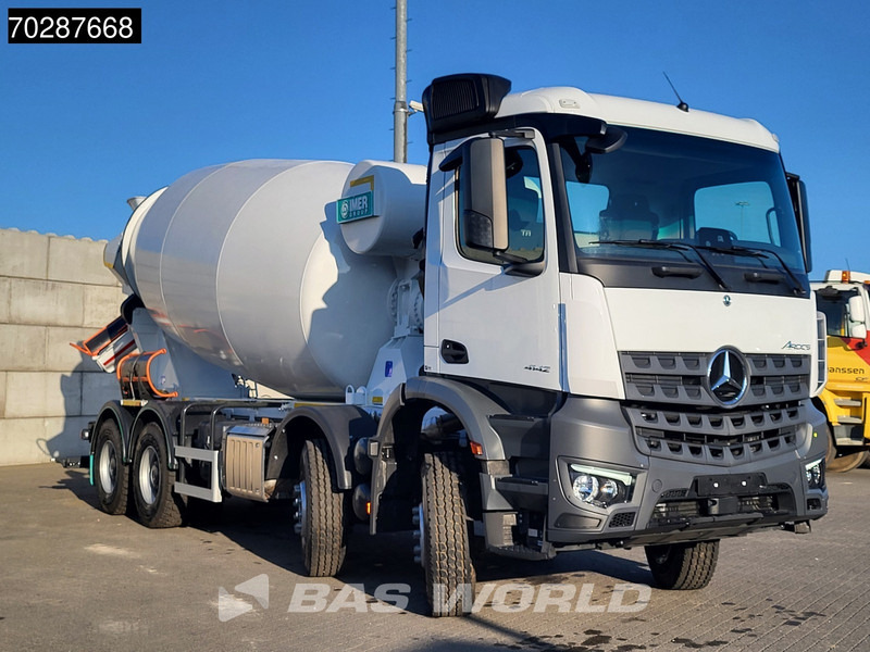 Mercedes-Benz Arocs 4142 8X4 New! 12m3 IMER Mixer Steelsuspension Automatic Big-Axle Euro 6 - Автобетоносмеситель: фото 3 Mercedes-Benz Arocs 4142 8X4 New! 12m3 IMER Mixer Steelsuspension Automatic Big-Axle Euro 6 - Автобетоносмеситель: фото 3