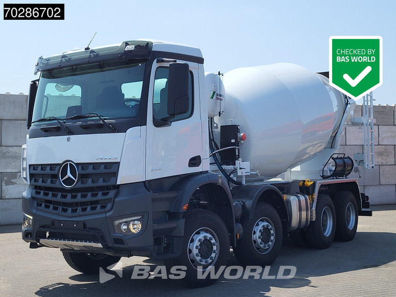 Mercedes-Benz Arocs 4145 8X4 NEW! 11m3 Schwing Stetter Mixer Manual Big-Axle Steel suspension Euro 3 - Автобетоносмеситель: фото 1 Mercedes-Benz Arocs 4145 8X4 NEW! 11m3 Schwing Stetter Mixer Manual Big-Axle Steel suspension Euro 3 - Автобетоносмеситель: фото 1