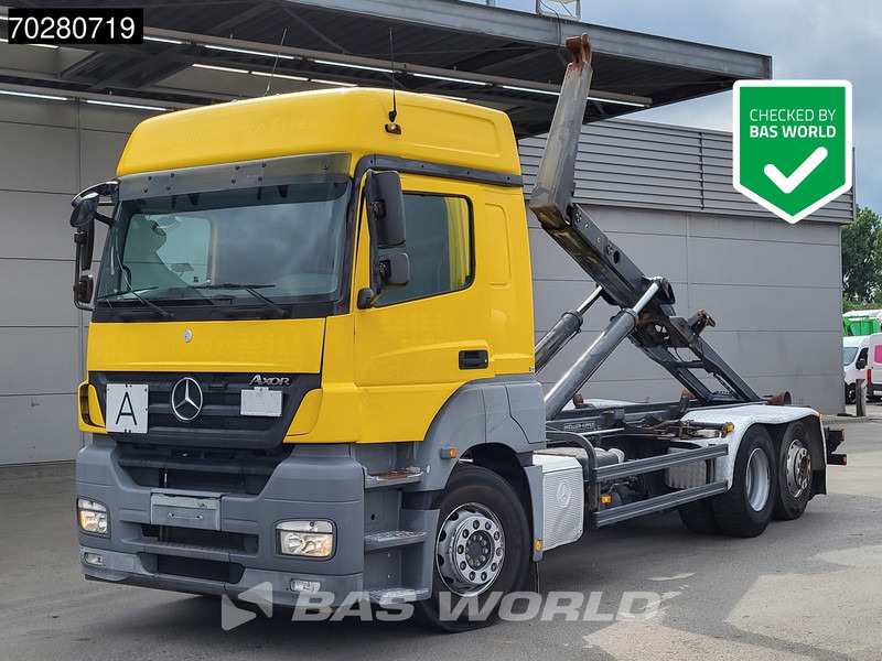 Mercedes-Benz Axor 2543 6X2 Meiller RK 20.70 hooklift Manual Retarder Liftachse Euro 5 - Крюковой мультилифт: фото 1 Mercedes-Benz Axor 2543 6X2 Meiller RK 20.70 hooklift Manual Retarder Liftachse Euro 5 - Крюковой мультилифт: фото 1