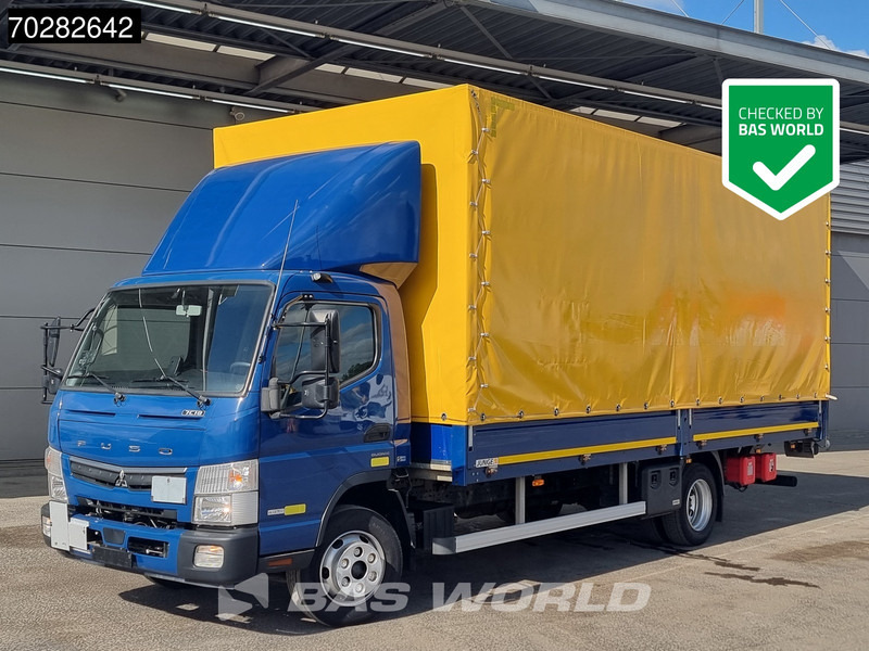 Mitsubishi 7C18 4X2 7.5tonner Curtainsider Ladebordwand Automatic Euro 6 - Тентованный грузовик: фото 1 Mitsubishi 7C18 4X2 7.5tonner Curtainsider Ladebordwand Automatic Euro 6 - Тентованный грузовик: фото 1