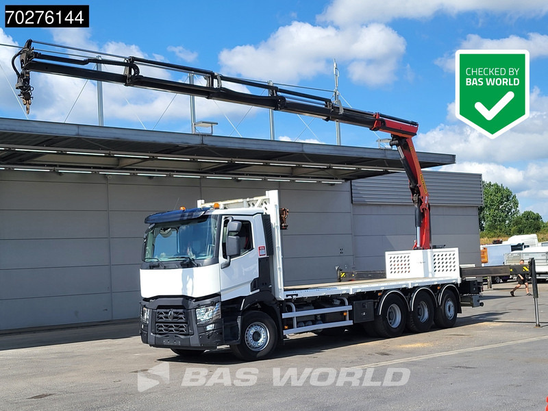 Renault C 380 8X4 Palfinger PK 23001 EH Remote Lift+Lenkachse Euro 6 - Грузовик бортовой/ Платформа, Автоманипулятор: фото 1 Renault C 380 8X4 Palfinger PK 23001 EH Remote Lift+Lenkachse Euro 6 - Грузовик бортовой/ Платформа, Автоманипулятор: фото 1