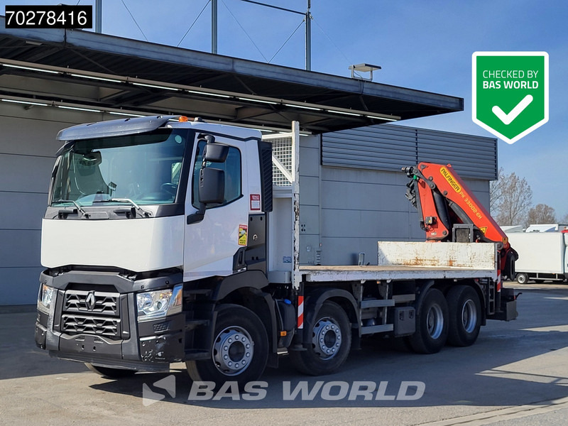 Renault C 430 8X4 Palfinger PK33002EH Kran Crane Big Axle Euro 6 - Грузовик бортовой/ Платформа, Автоманипулятор: фото 2 Renault C 430 8X4 Palfinger PK33002EH Kran Crane Big Axle Euro 6 - Грузовик бортовой/ Платформа, Автоманипулятор: фото 2