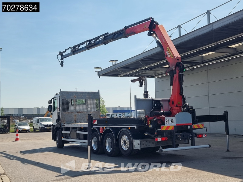 Renault C 480 8X4 Palfinger 24.001 SLD5 Kran Crane Lift-Lenkachse Euro 6 - Грузовик бортовой/ Платформа, Автоманипулятор: фото 2 Renault C 480 8X4 Palfinger 24.001 SLD5 Kran Crane Lift-Lenkachse Euro 6 - Грузовик бортовой/ Платформа, Автоманипулятор: фото 2