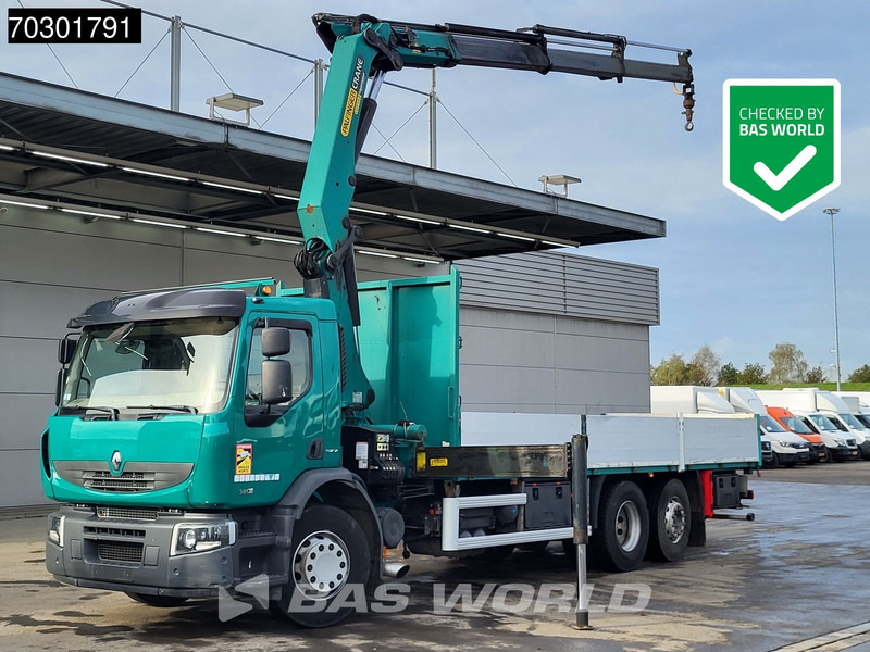 Renault Premium 380 6X2 Palfinger PK20002 Crane Kran Lift+Steering Axle Air suspension Euro 5 - Грузовик бортовой/ Платформа, Автоманипулятор: фото 1 Renault Premium 380 6X2 Palfinger PK20002 Crane Kran Lift+Steering Axle Air suspension Euro 5 - Грузовик бортовой/ Платформа, Автоманипулятор: фото 1