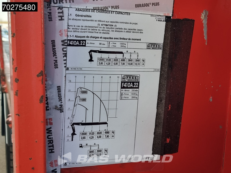 Грузовик бортовой/ Платформа, Автоманипулятор Renault Premium 420 6X2 Fassi F450AXP.22 Kran Crane Lift-axle Manual Euro 3: фото 11