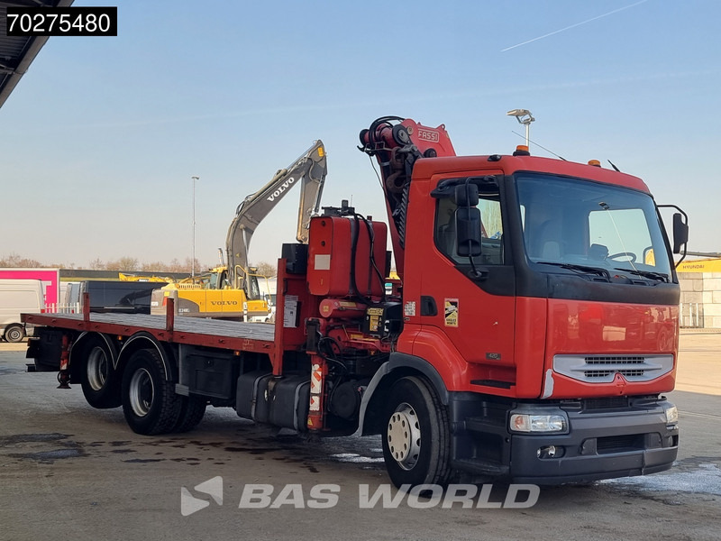 Грузовик бортовой/ Платформа, Автоманипулятор Renault Premium 420 6X2 Fassi F450AXP.22 Kran Crane Lift-axle Manual Euro 3: фото 14