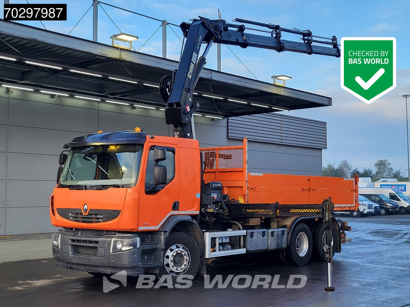 Renault Premium 430 Lander 6X4 HIAB 211 EP-4 Crane Kran 10m3Tipper Big-Axle Euro 5 - Самосвал, Автоманипулятор: фото 1 Renault Premium 430 Lander 6X4 HIAB 211 EP-4 Crane Kran 10m3Tipper Big-Axle Euro 5 - Самосвал, Автоманипулятор: фото 1
