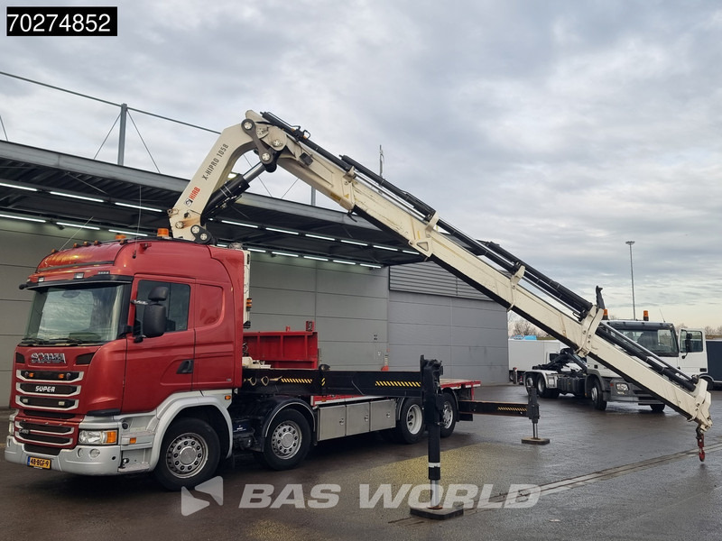 Scania G450 8X2 NL-Truck Hiab X-HIPRO 1058EP-6 Kran Front stab Retarder Euro 6 - Грузовик бортовой/ Платформа, Автоманипулятор: фото 5 Scania G450 8X2 NL-Truck Hiab X-HIPRO 1058EP-6 Kran Front stab Retarder Euro 6 - Грузовик бортовой/ Платформа, Автоманипулятор: фото 5