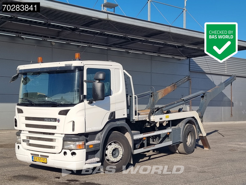 Портальный бункеровоз Scania P280 4X2 NL-Truck 14tons Hiab skiploader Euro 5: фото 1
