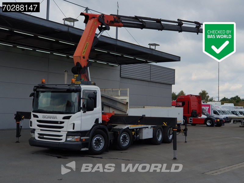 Scania P420 8X4 Palfinger PK 53002-SH Crane Lift+steering Manual Big-Axle Euro 5 - Грузовик бортовой/ Платформа, Автоманипулятор: фото 1 Scania P420 8X4 Palfinger PK 53002-SH Crane Lift+steering Manual Big-Axle Euro 5 - Грузовик бортовой/ Платформа, Автоманипулятор: фото 1