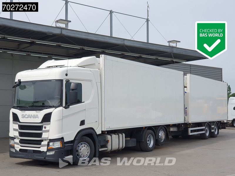 Scania R410 6X2 Carrier Supra 1250 Multi temp Retarder Ladebordwand Liftachse Euro 6 - Рефрижератор: фото 1 Scania R410 6X2 Carrier Supra 1250 Multi temp Retarder Ladebordwand Liftachse Euro 6 - Рефрижератор: фото 1