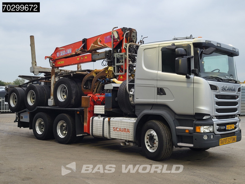 Scania R580 R 6X4 NL-Truck Diebolt D28.81 Kran Crane Holztransport + Dolly Retarder Euro 6 - Лесовоз, Автоманипулятор: фото 3 Scania R580 R 6X4 NL-Truck Diebolt D28.81 Kran Crane Holztransport + Dolly Retarder Euro 6 - Лесовоз, Автоманипулятор: фото 3