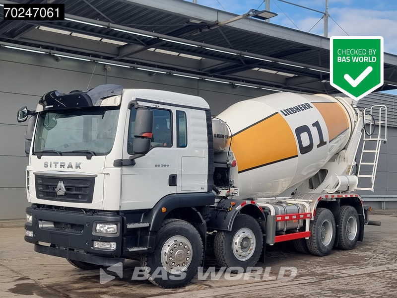 Sitrak G5 350 8X4 NEW! 8m3 Liebherr Mixer Big-Axle Steel Suspension - Автобетоносмеситель: фото 1 Sitrak G5 350 8X4 NEW! 8m3 Liebherr Mixer Big-Axle Steel Suspension - Автобетоносмеситель: фото 1