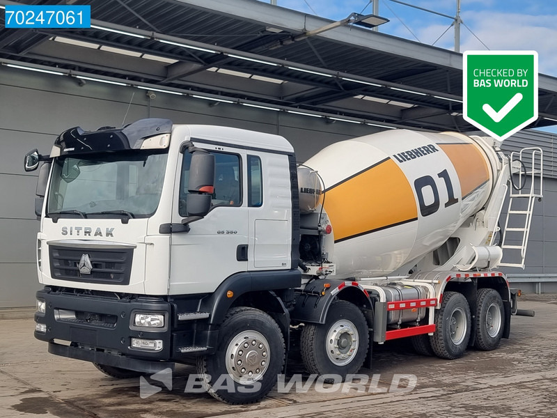 Sitrak G5 350 8X4 NEW! 8m3 Liebherr Mixer Big-Axle Steel Suspension - Автобетоносмеситель: фото 1 Sitrak G5 350 8X4 NEW! 8m3 Liebherr Mixer Big-Axle Steel Suspension - Автобетоносмеситель: фото 1