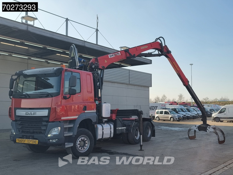 DAF CF 510 6X4 Retarder Big-Axle Holz Kran Palfinger Epsilon S260L82 - Тягач: фото 5 DAF CF 510 6X4 Retarder Big-Axle Holz Kran Palfinger Epsilon S260L82 - Тягач: фото 5
